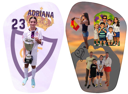 Espinilleras 100% personalizadas. Tamaño Estándar
