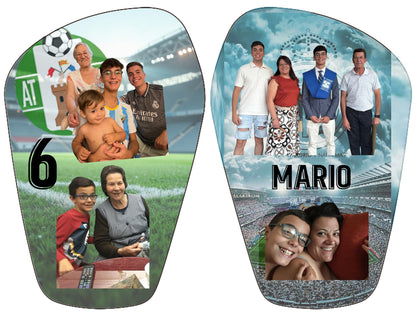Espinilleras 100% personalizadas. Tamaño Estándar